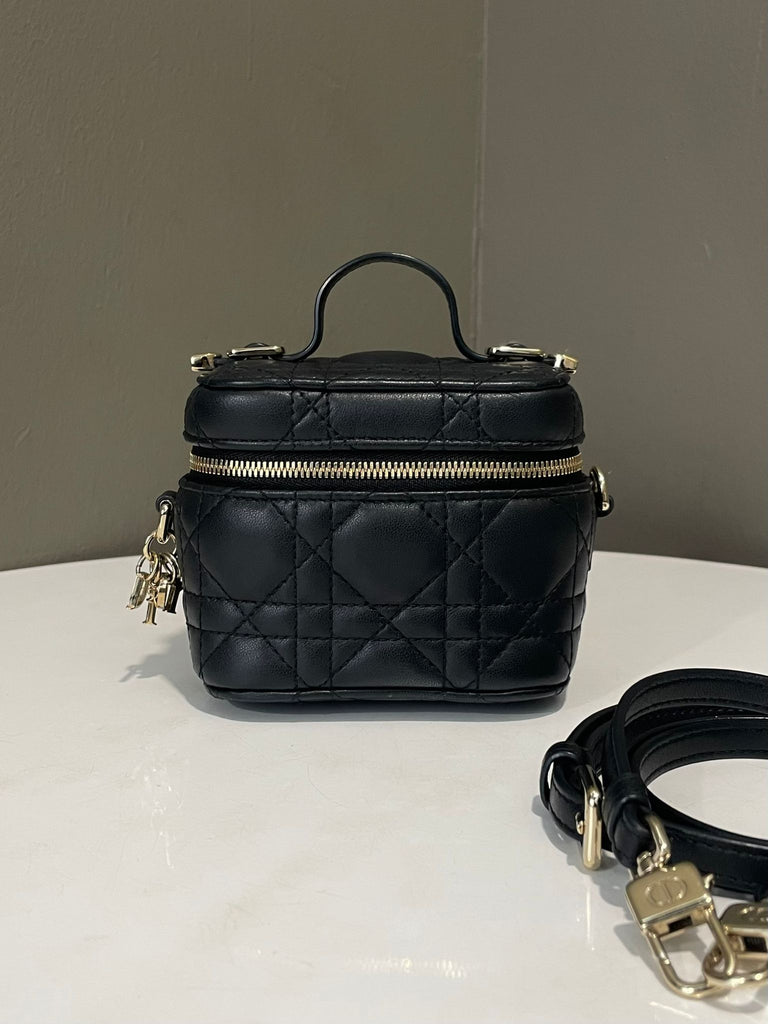 Dior Micro Lady Dior Vanity Case Black