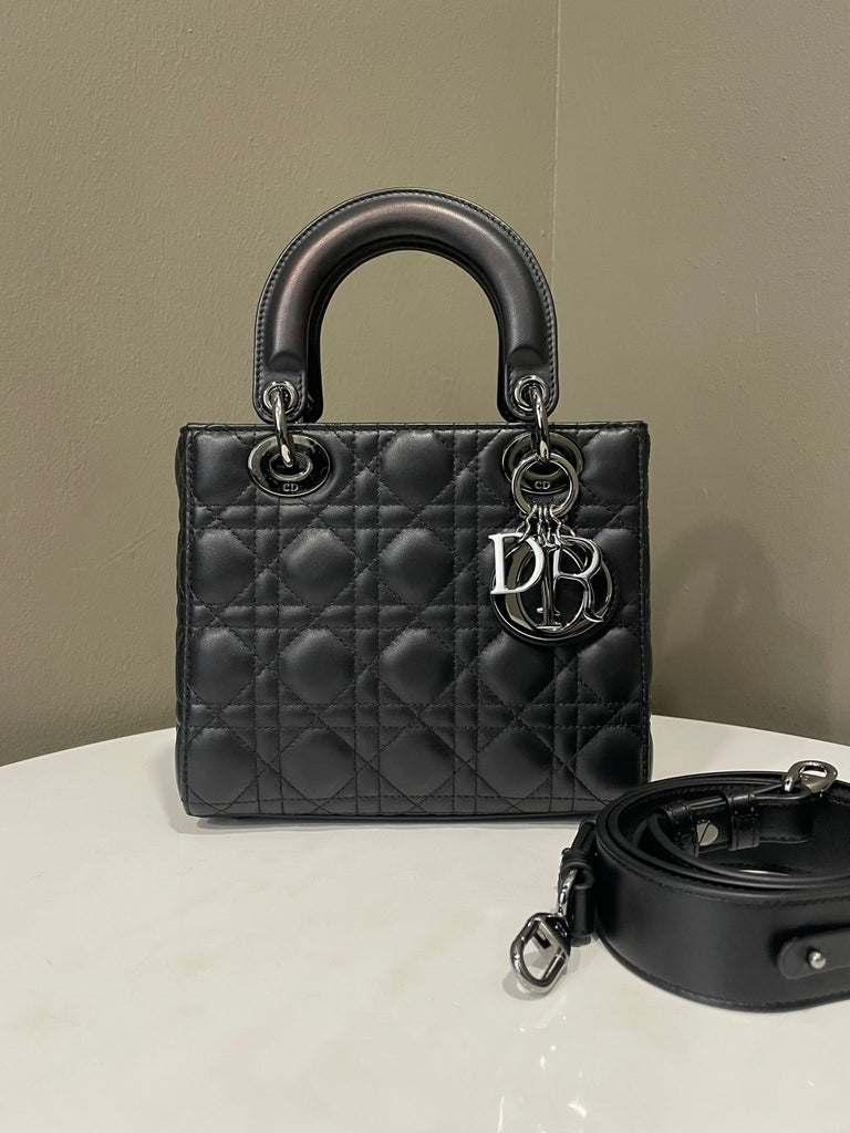 Dior My Lady ABC Dior  Black Lambskin