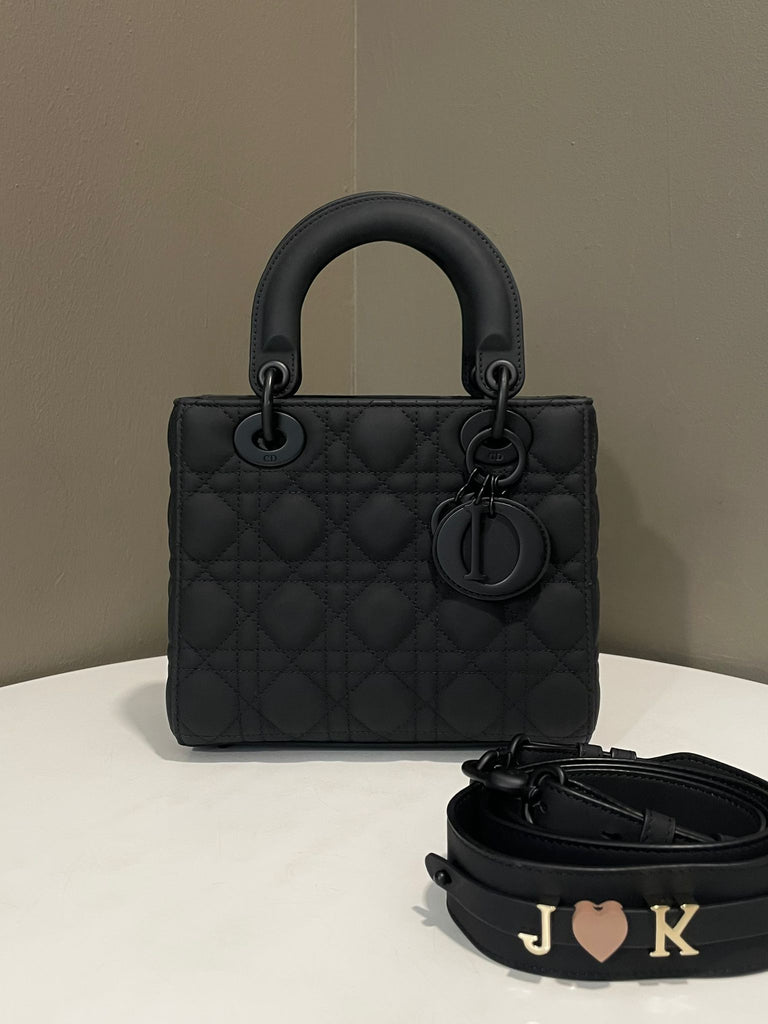 Dior My Lady ABC Dior Black Ultramatte Calfskin