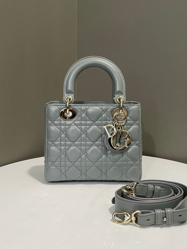 Dior My Lady ABC Dior Grey Lambskin