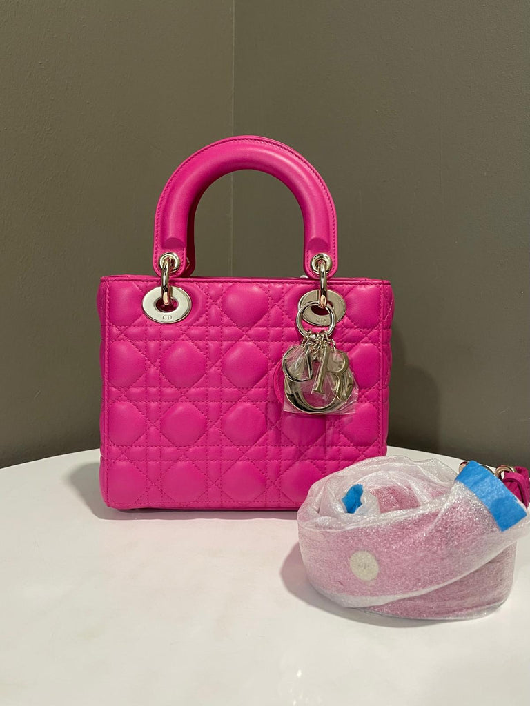Dior My Lady ABC Dior Magenta Pink Lambskin