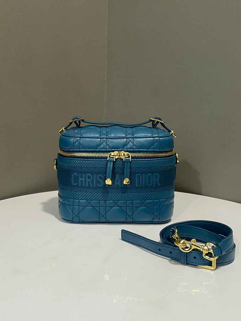 Dior Travel Vanity Case Deep Ocean