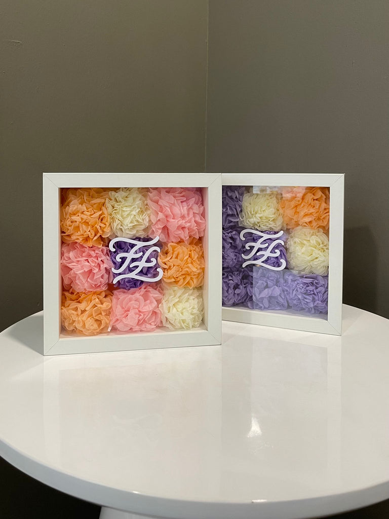 Fendi VIP Floral Frame (set of 2) White