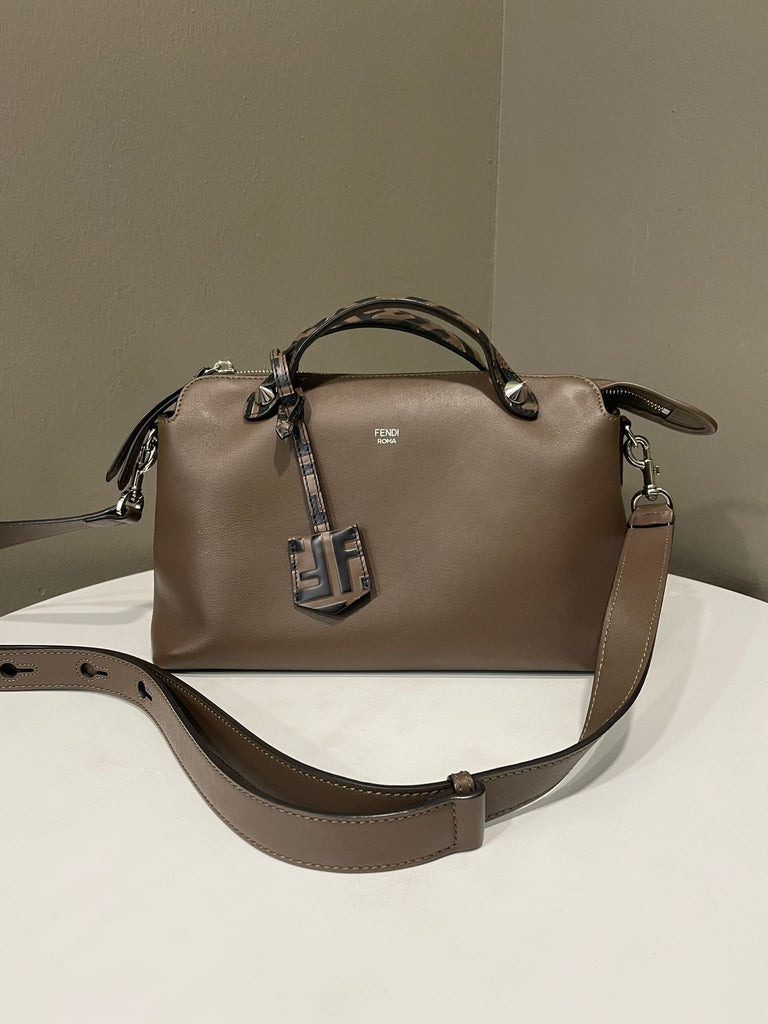 Fendi By The Way Boston Bag Dark Taupe