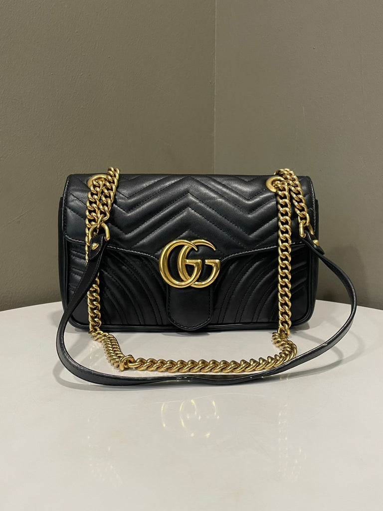 Gucci GG Marmont Flap Bag Black