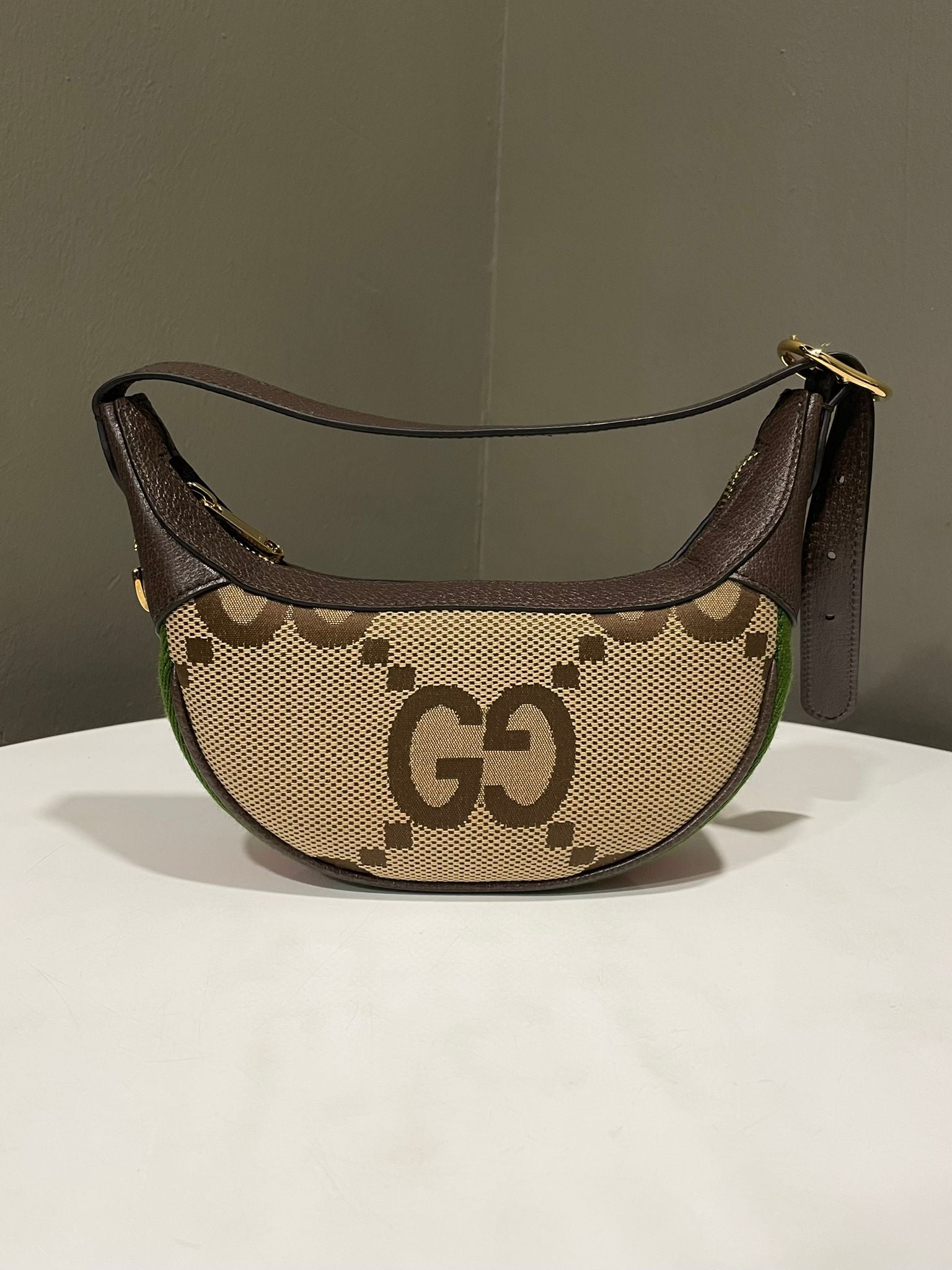 Gucci Jumbo GG Mini Ophidia Shoulder Bag Brown Monogram