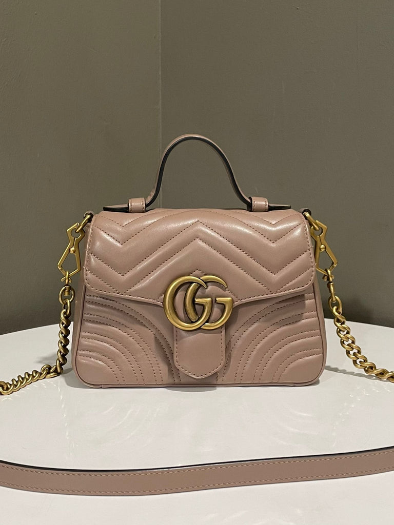 Gucci Marmont Top Handle
Nude Beige 