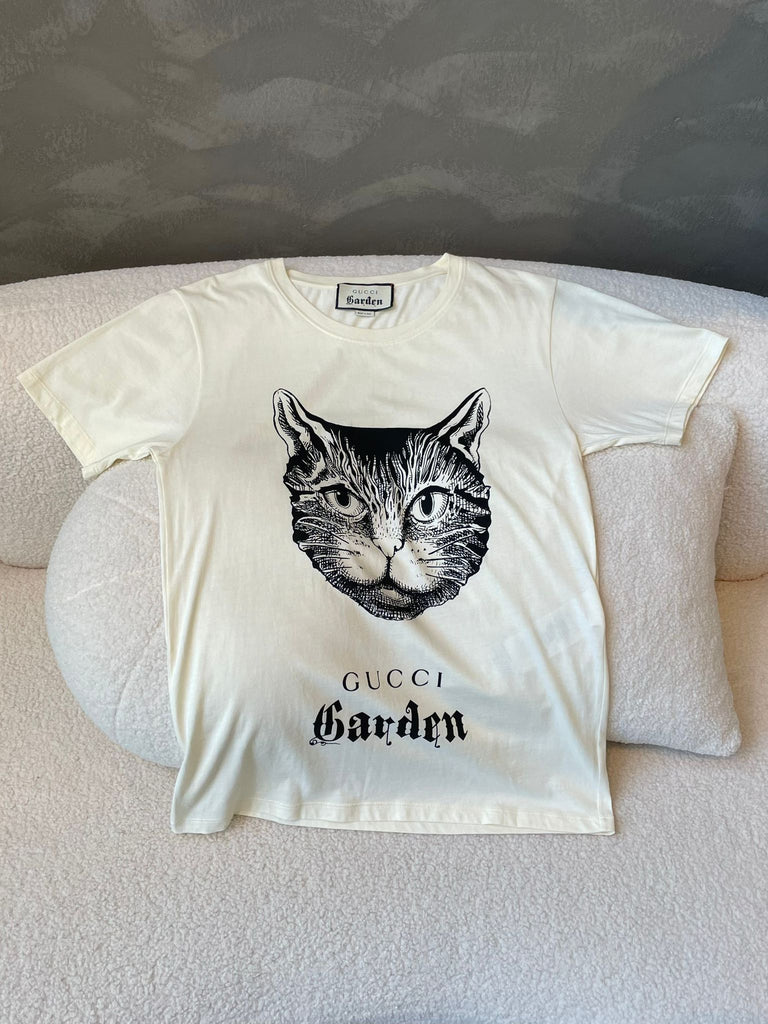 Gucci T Shirt White / Black 100% cotton
