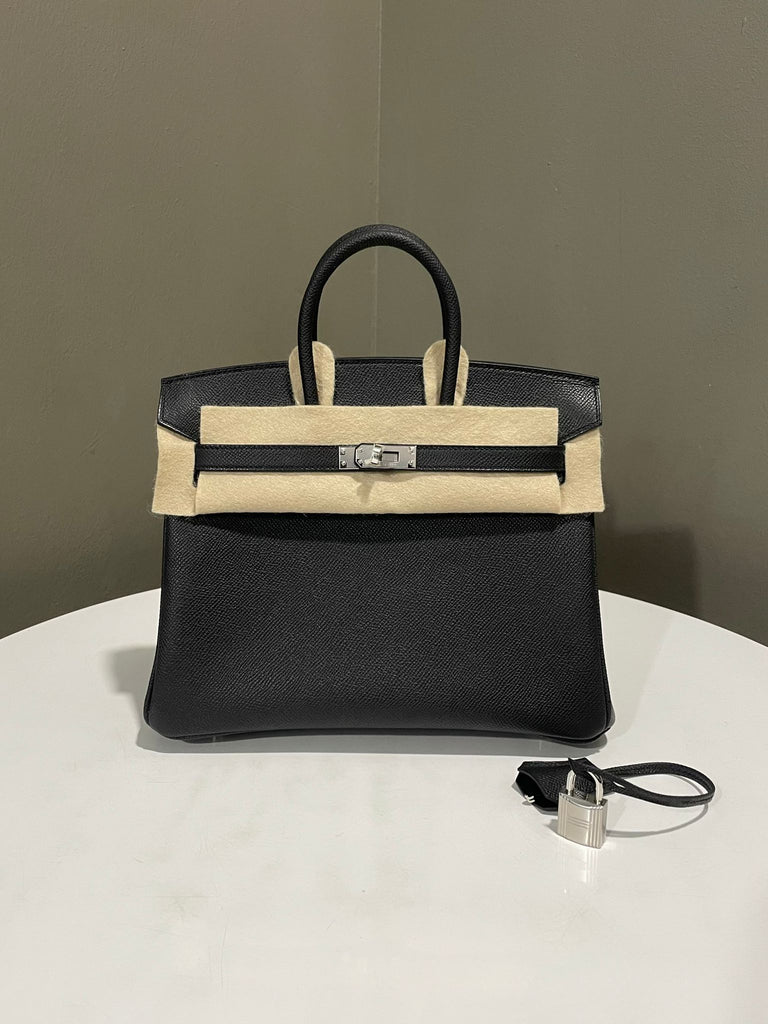 Hermes Birkin 25 Black Epsom