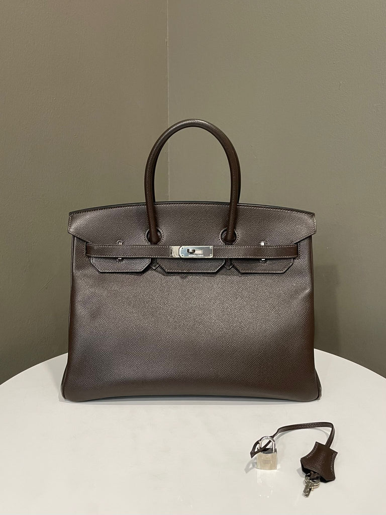 Hermes Birkin 35 Chocolat Epsom