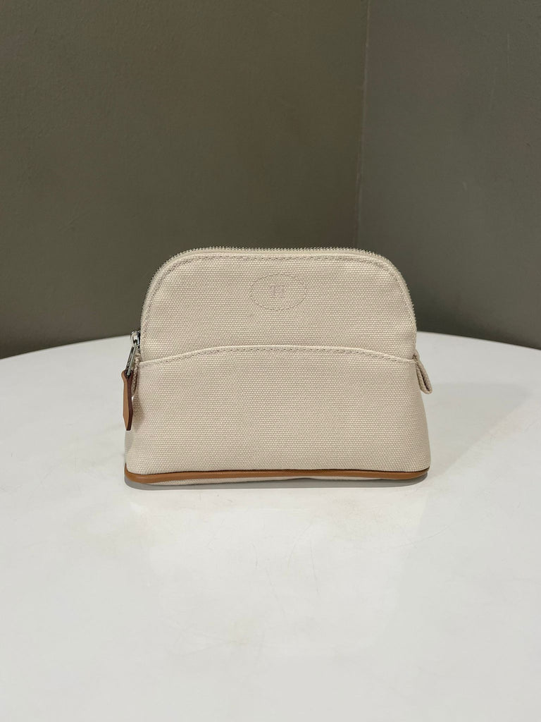 Hermes Bolide Case Mini Mini Model Naturel Canvas