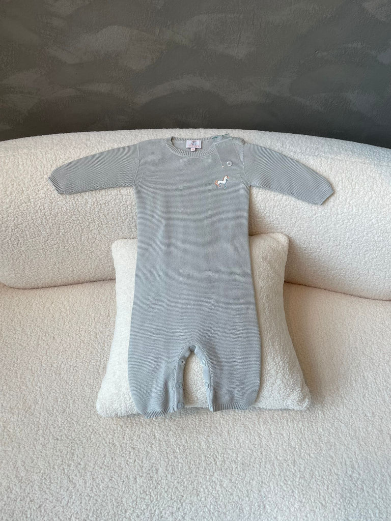 Hermes Cabriole Jumpsuit Gris Perle 