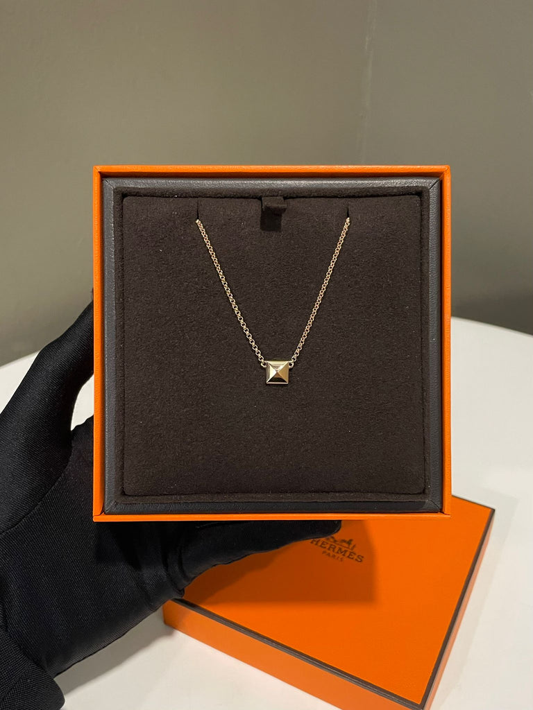 Hermes Clou d'H Pendant 18K Rose Gold