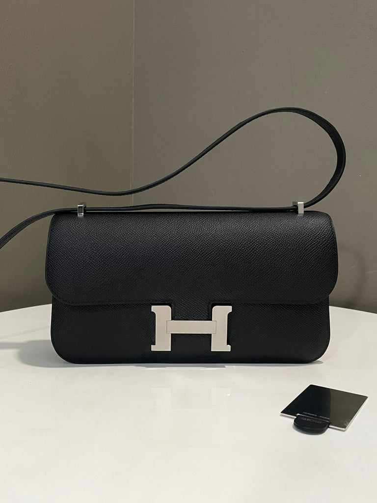 Hermes Constance 1- Elan Black Noir Epsom