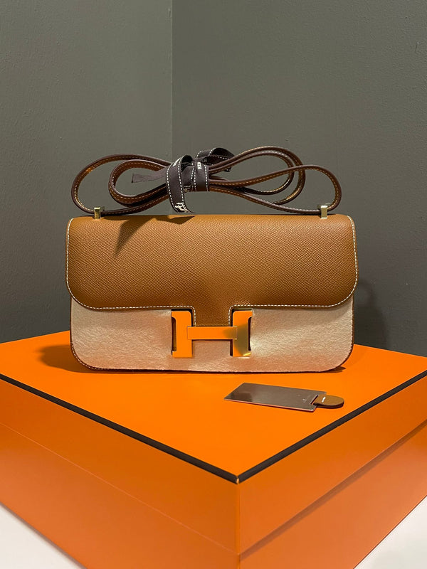 Hermes Constance 1- Elan Gold Epsom
