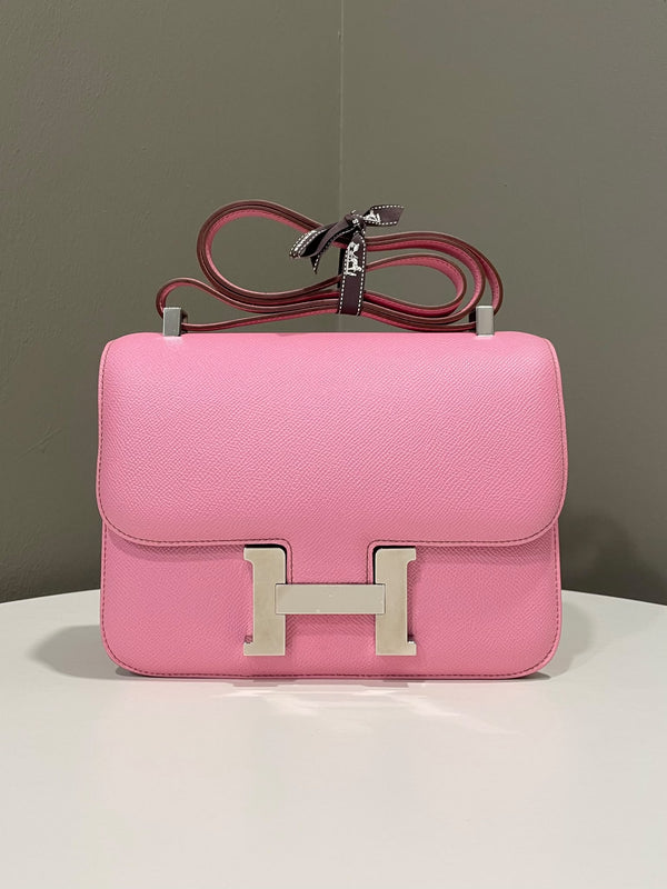 Hermes Constance 24 Bubblegum Epsom