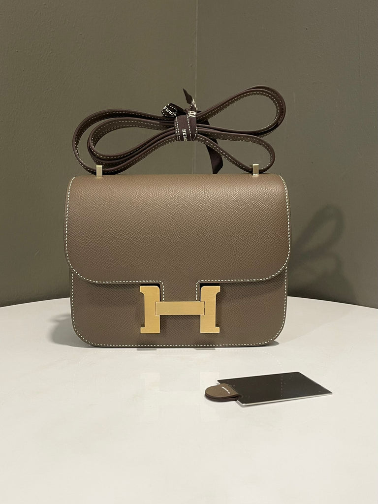 Hermes Constance Mirror 18 Etoupe Epsom