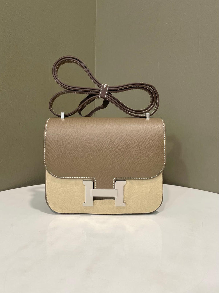 Hermes Constance Mirror 18 Etoupe Epsom