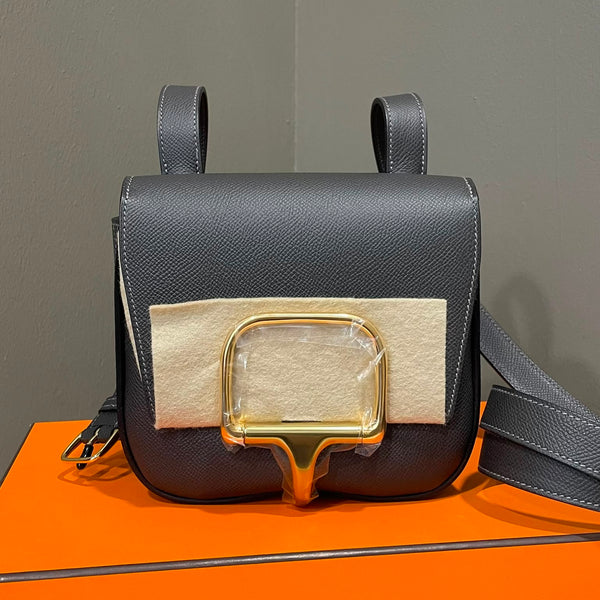 Hermes Della Cavalleria Mini Graphite Epsom 