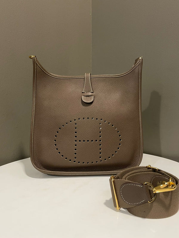 Hermes Evelyne PM Etoupe Clemence