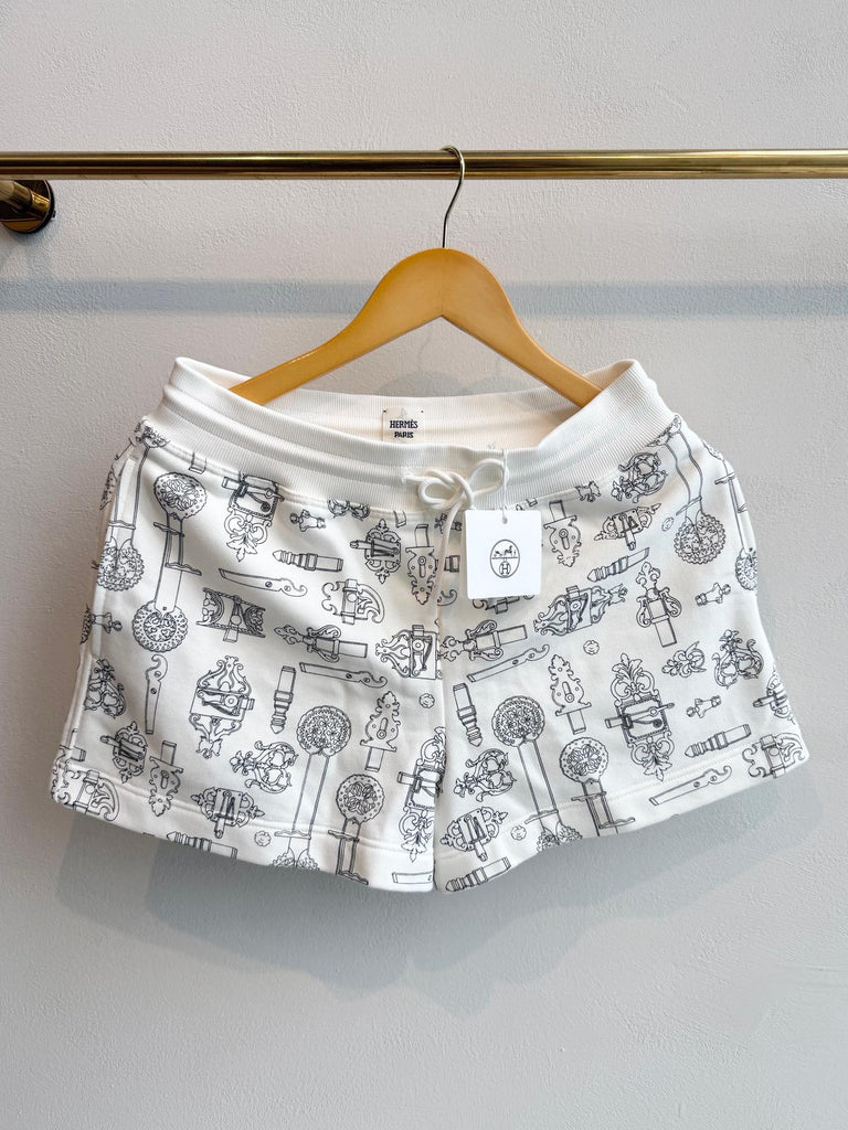 Hermes "Ferronnerie Remix" Shorts White / Black