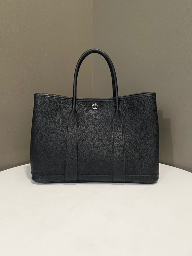 Hermes Garden Party 30 Black Noir Negonda