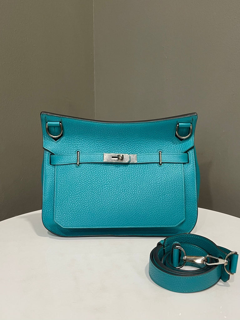 Hermes Jypsiere 28 Bleu Paon Clemence