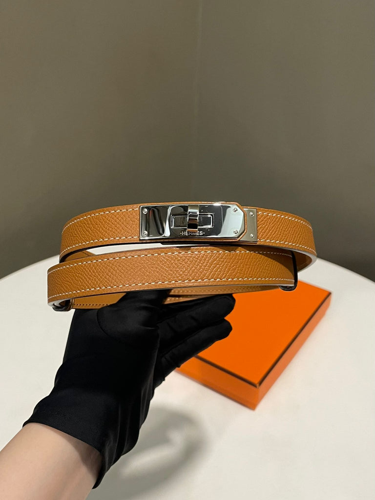 Hermes Kelly Belt Gold Epsom