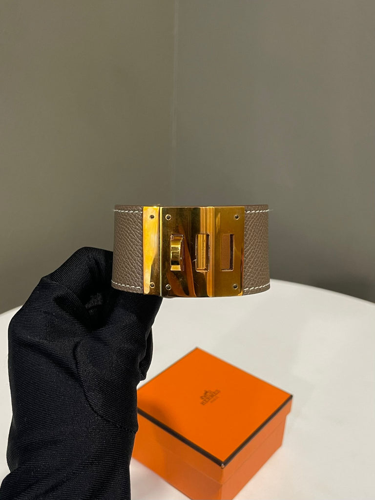 Hermes Kelly Dog Bracelet Etoupe