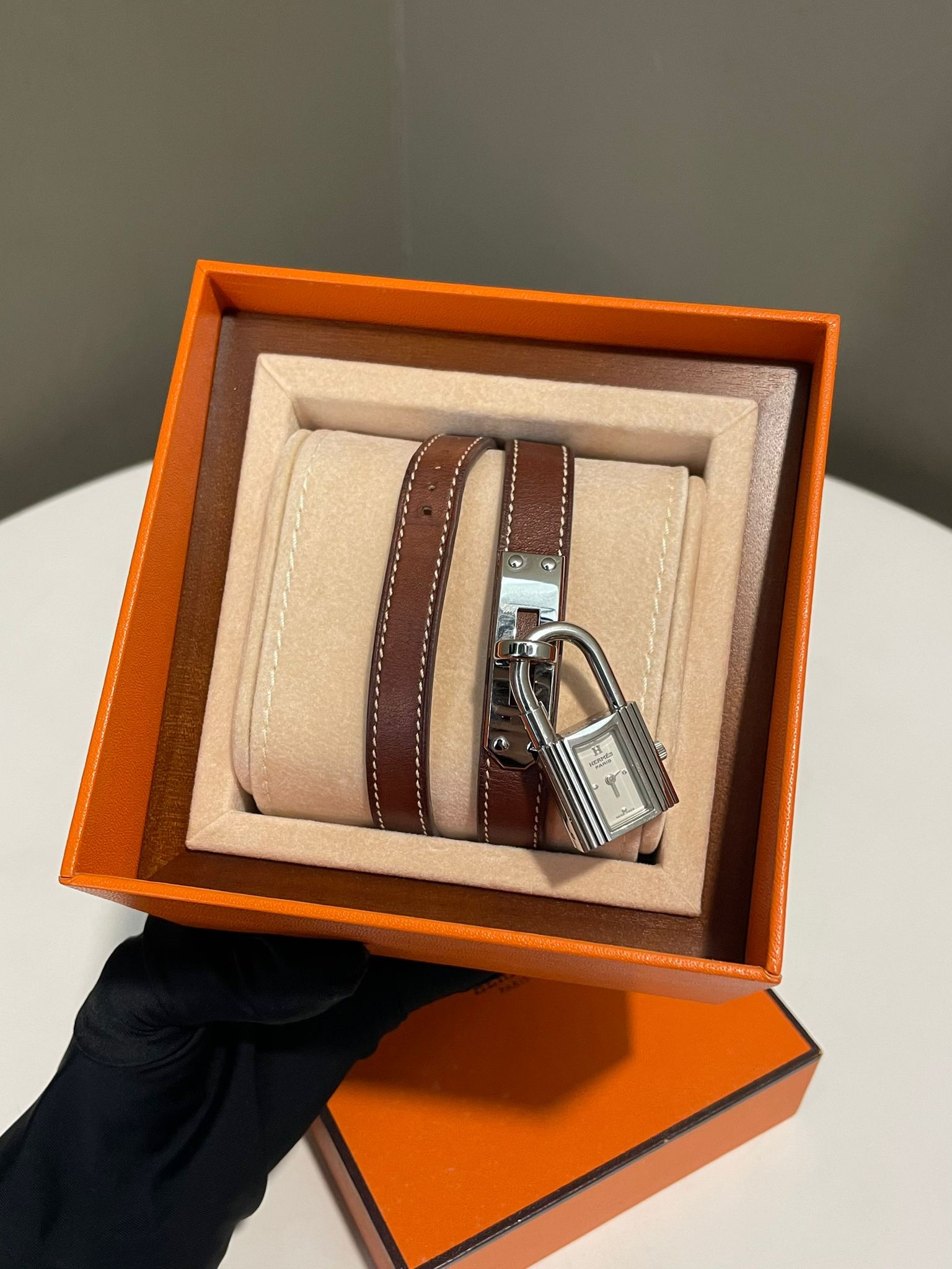 Hermes Kelly Double Tour Watch Barenia – LOVELOTSLUXURY