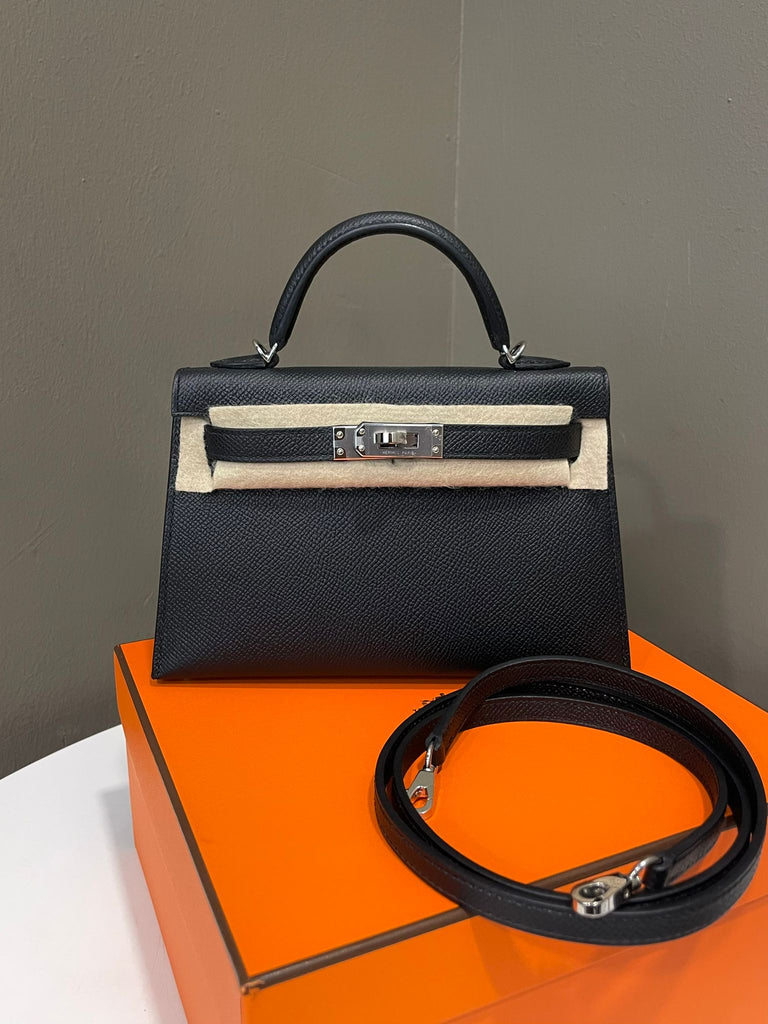 Hermes Kelly II Sellier Mini Black Epsom