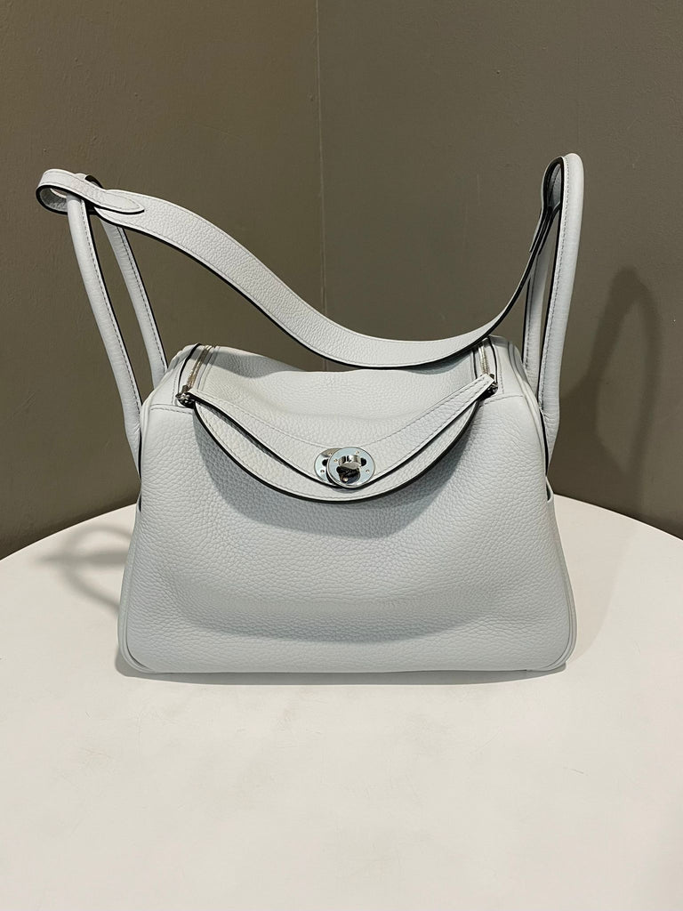 Hermes Lindy 26 Bleu Pale Clemence