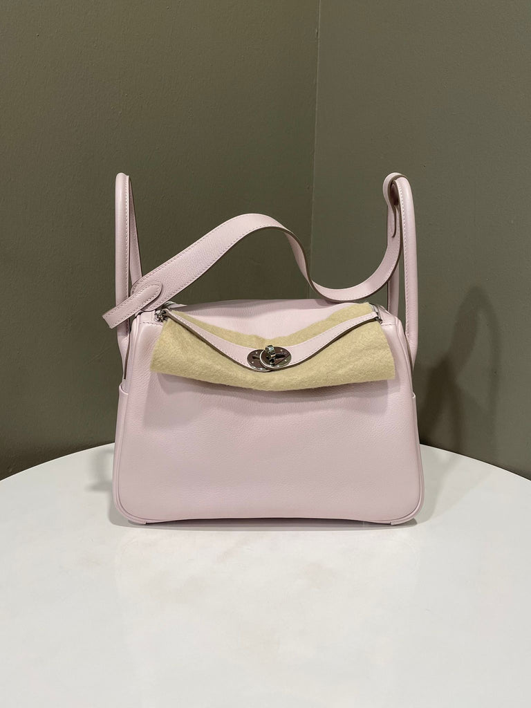 Hermes Lindy 26 Mauve Pale Evercolor