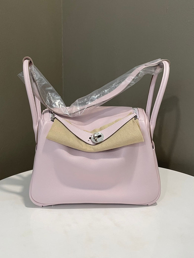 Hermes Lindy 26 Mauve Pale Evercolor 