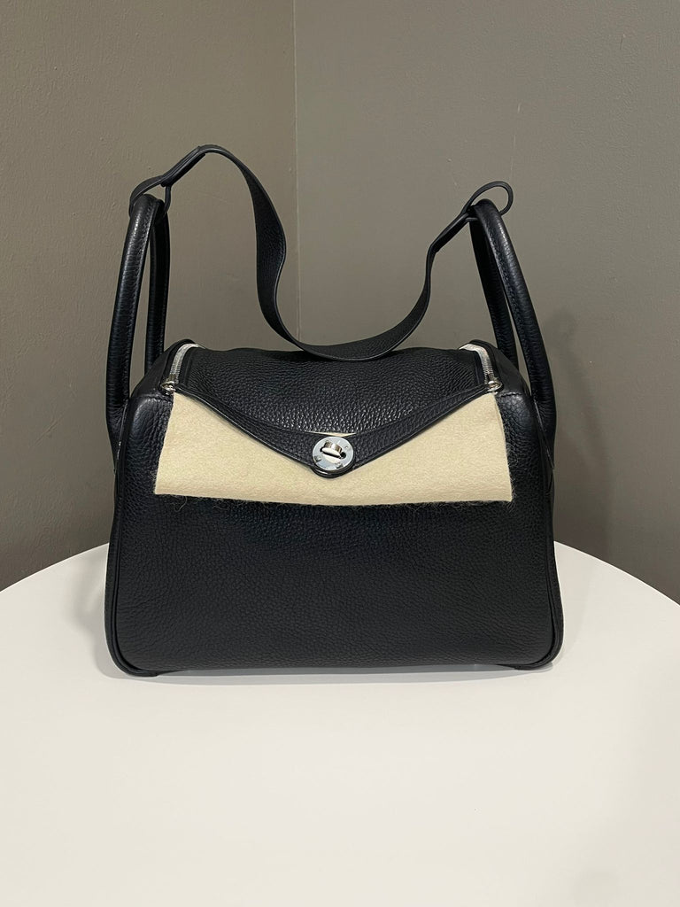 Hermes Lindy 30 Black Clemence