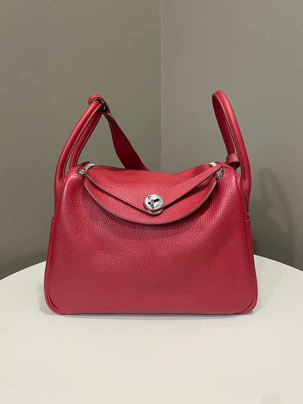 Hermes Lindy 30 Rouge Garance Clemence