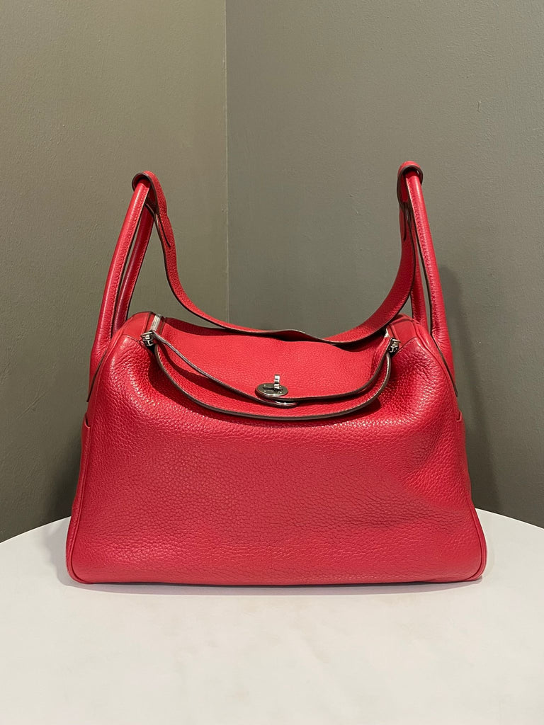 Hermes Lindy 34 Rouge Casaque Clemence