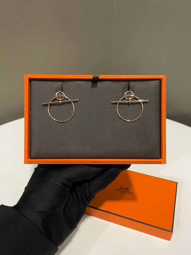 Hermes Loop Earring 18K Rose Gold