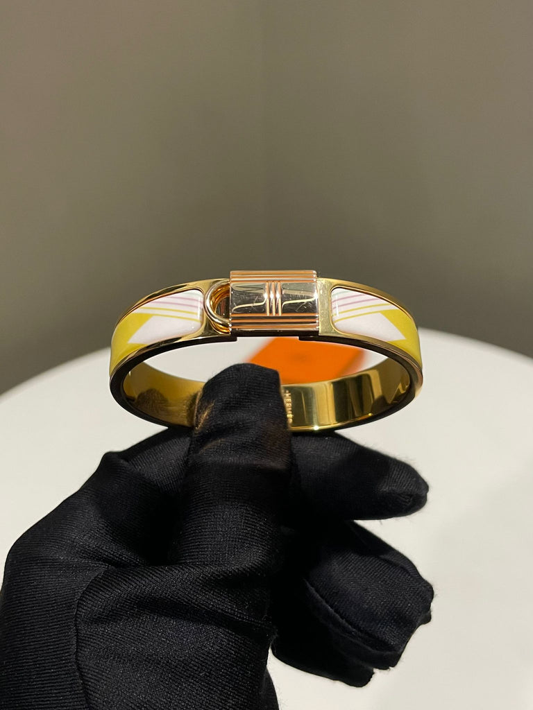 Hermès Mini Clic Chaine D'ancre Farandole Bracelet Pastel Acidulé