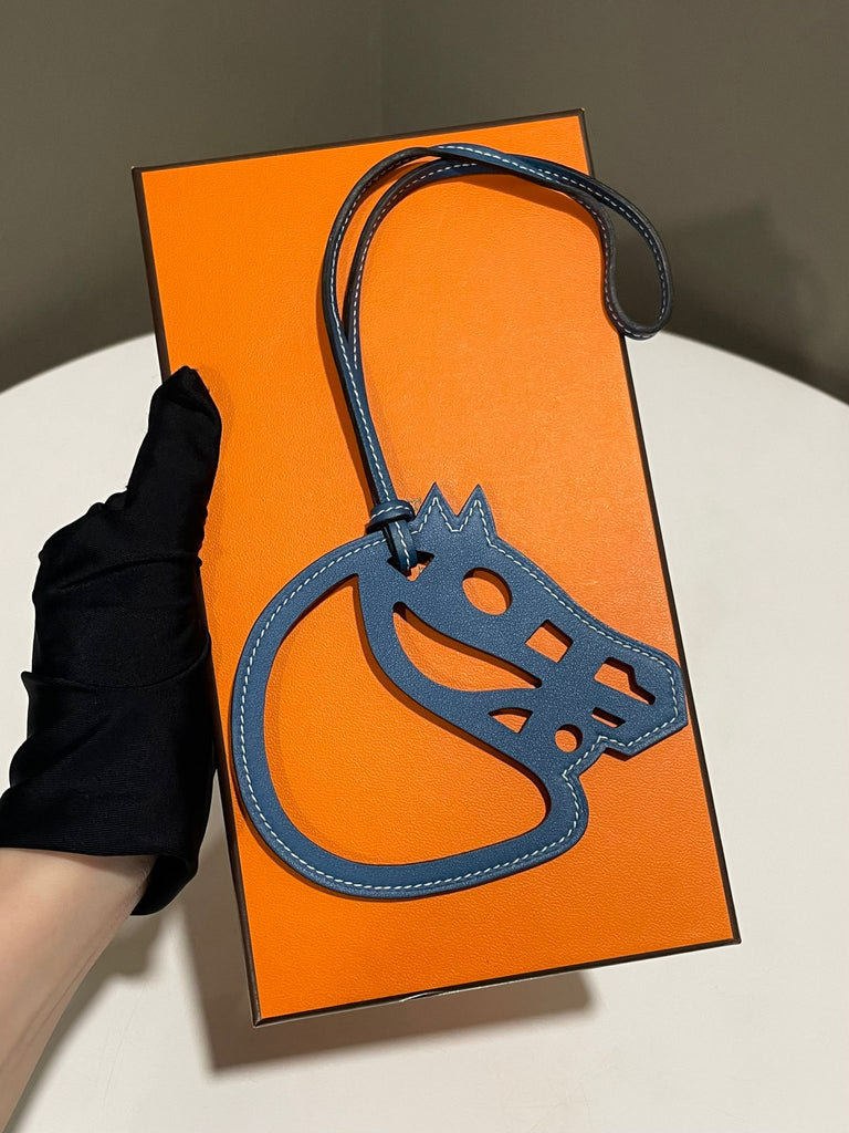 Hermes Paddock Cheval Horse Bag Charm
Bleu Izmir 