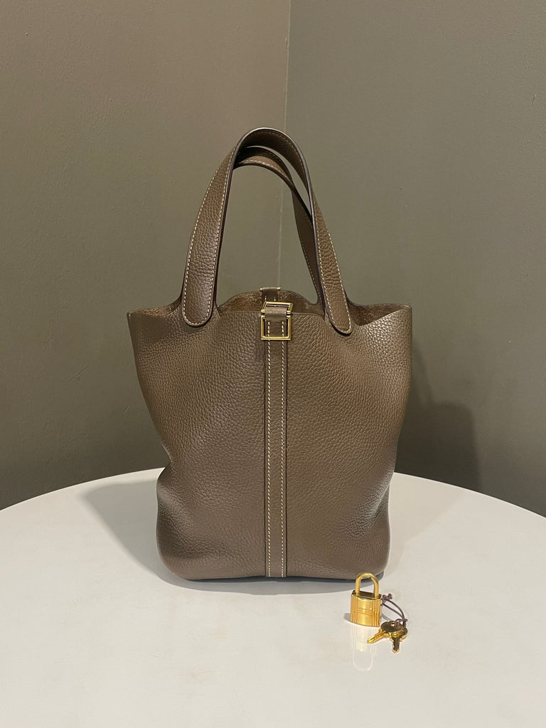 Hermes Picotin 22 Etoupe Clemence
