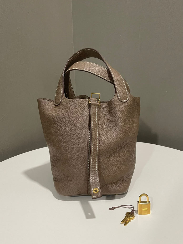 Hermes Picotin Lock 18 Etoupe Clemence