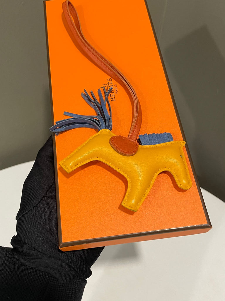 Hermes Rodeo PM Jaune / Bleu / Cuivre