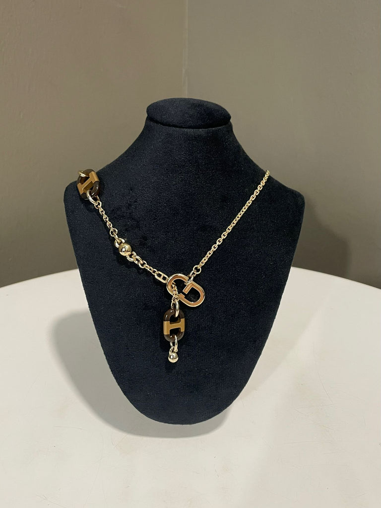 Hermès Sur Mer Necklace Brown
