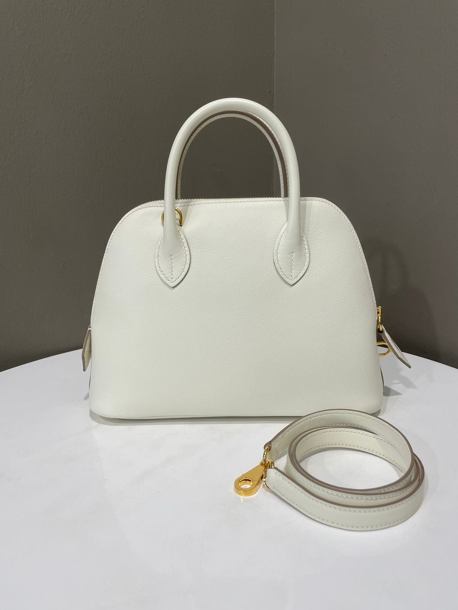 Hermes Bolide 25 Mushroom Biscuit Evercolor