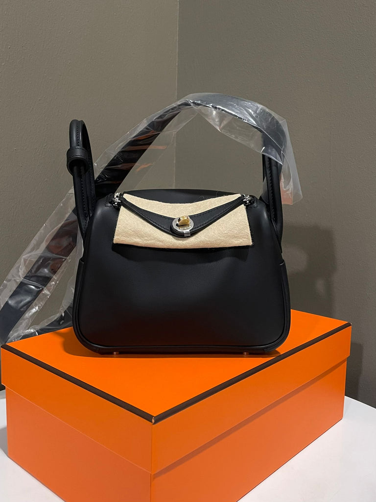 Hermes Mini Lindy II Black Swift