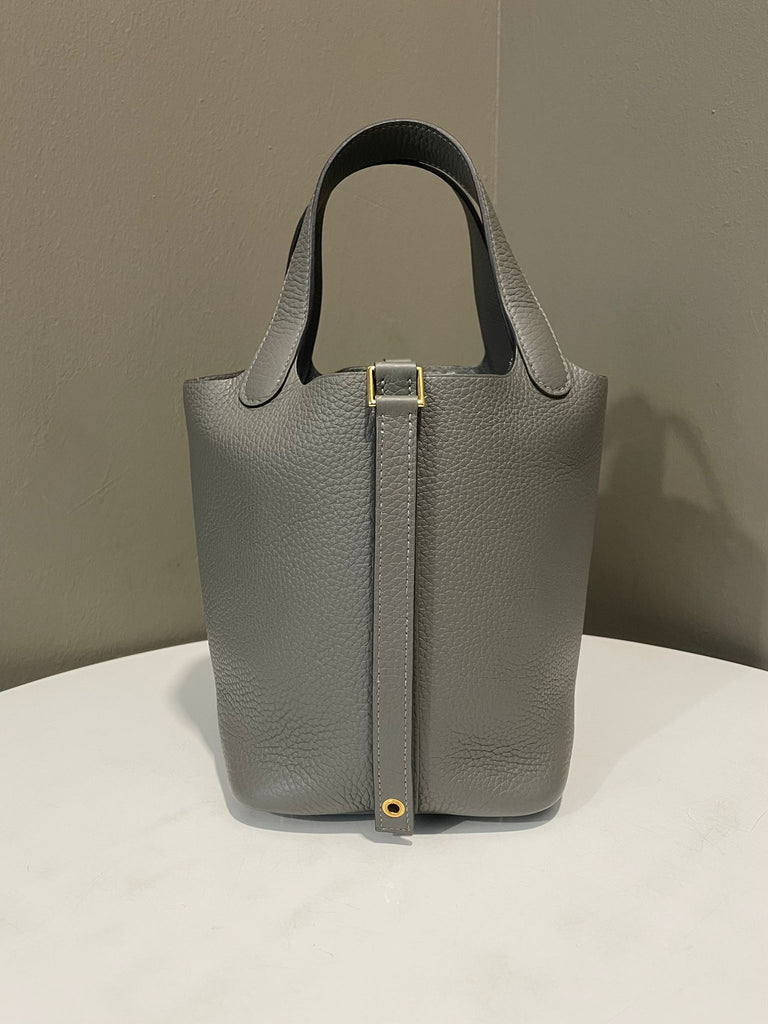 Hermes Picotin Lock 18 Gris Meyer Clemence