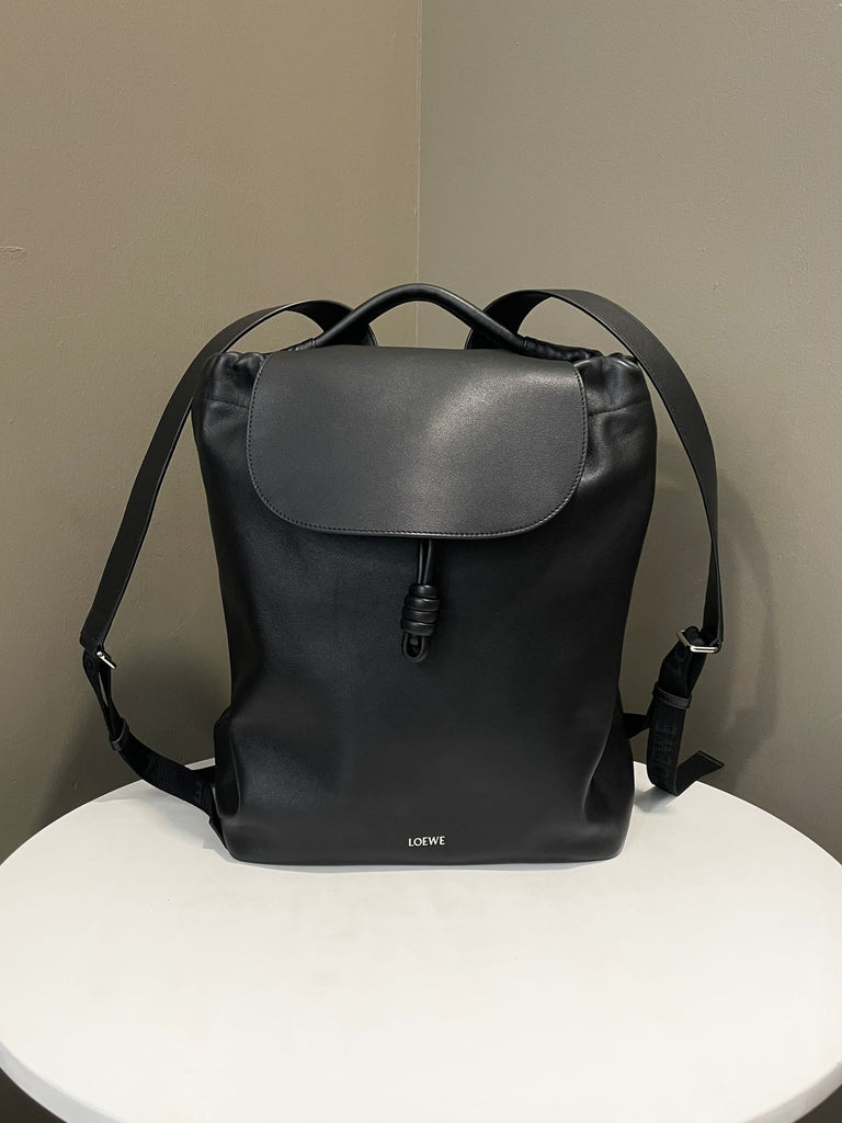 Loewe Flamenco Backpack Black Calfskin
