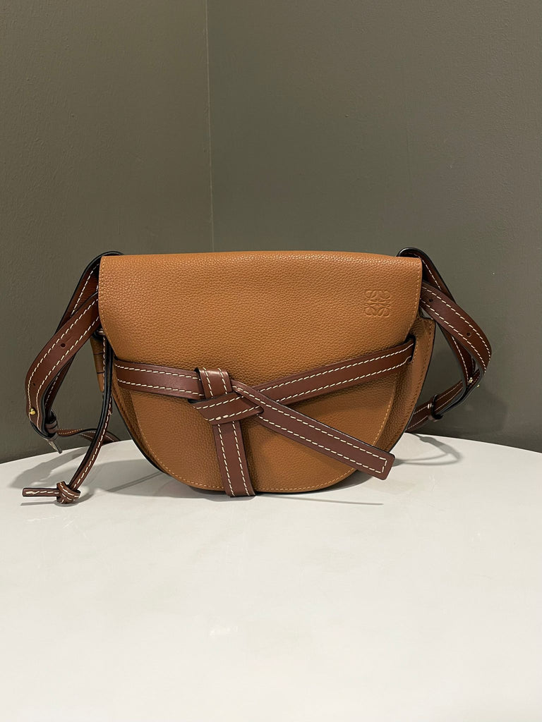 Loewe Gate Small Bag Tan Calfskin