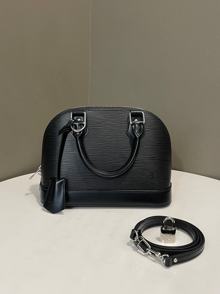 Louis Vuitton Alma BB Black Epi